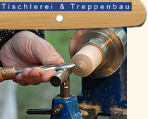 Drechselarbeit in der Tischlerei